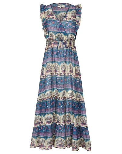 Lollys Laundry - SamoLL Midi Kjole - Blue